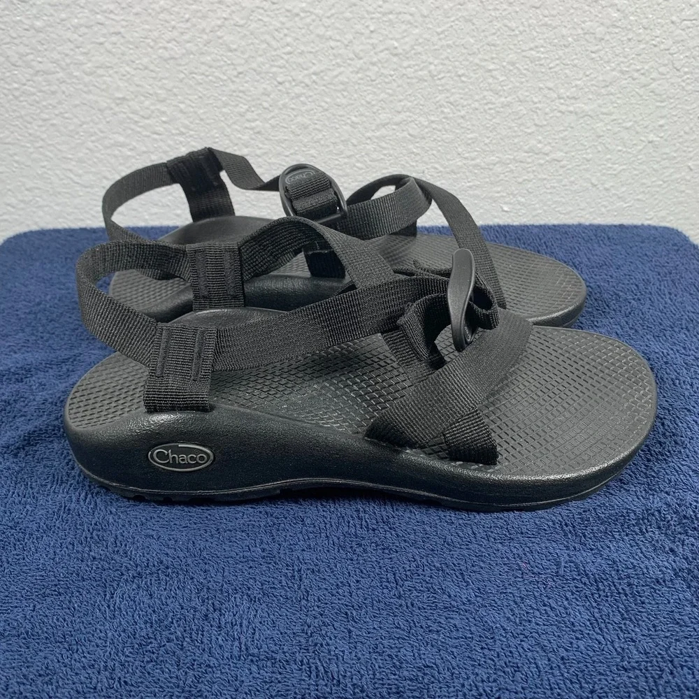 Chaco Sandals Women Size 9 Black Adjustable Strap Outdoor Hiking